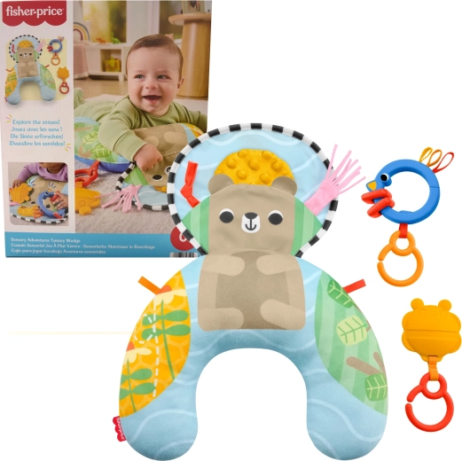 Fisher-Price sansepude til babyer med legetøj til opdagelse