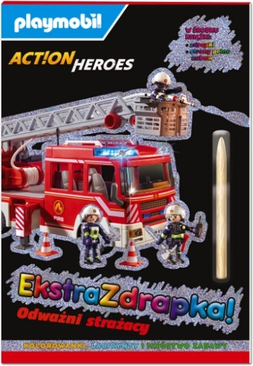 Playmobil Action Heroes – Ekstra skrabebog: Modige brandmænd
