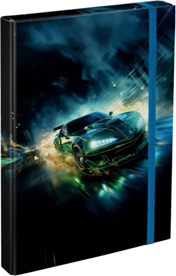 BAAGL Mapper til skolehæfter A4 Racingbil