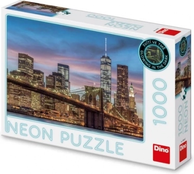 Puslespil Dino Neon New York 1000 brikker