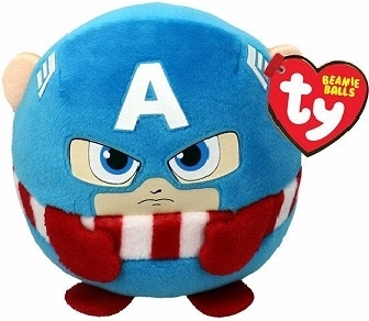Ty Beanie Balls Captain America plys-kugle