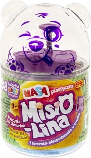 Misiolina let, flydende modellervoks blå 60 g med form