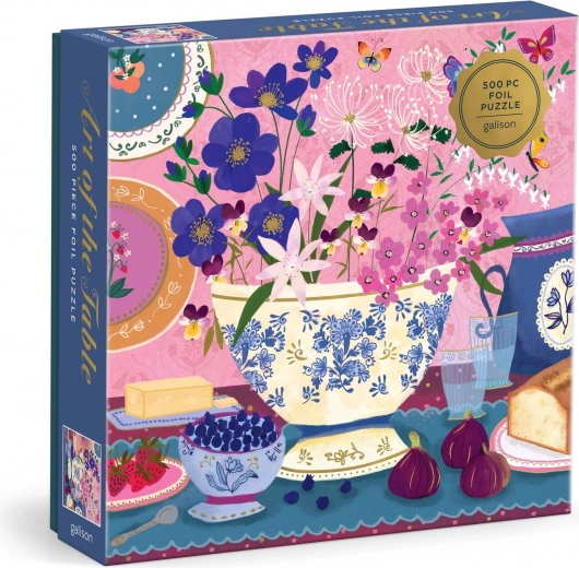 Galison foliepuslespil Joy Laforme – Bordets kunst, 500 brikker
