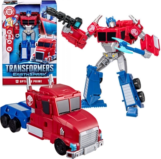 Hasbro Transformers EarthSpark deluxe figur Optimus Prime 2i1 (robot/lastbil) - 1 stk.