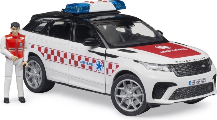 BRUDER Range Rover Velar ambulance med lys og lyd