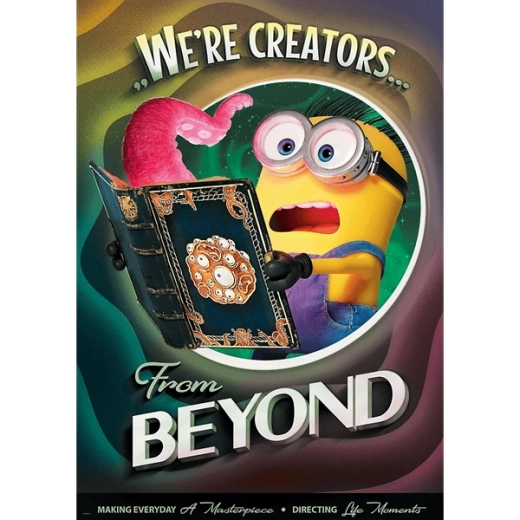 Motiv fra Minions 3 i stort format