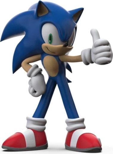 Comansi Sonic-figur – tommelfinger op
