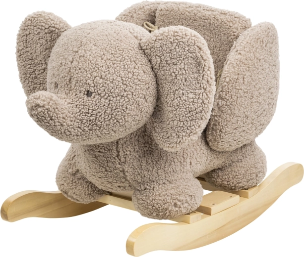 Nattou gyngeplys-elefant Teddy taupe