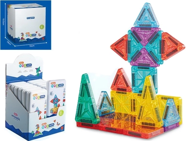 Magnetisk byggesæt Mini Magnetic, 32 dele
