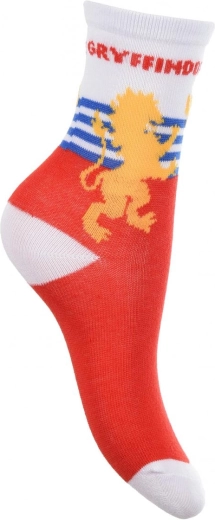 Gryffindor-motiv med tydelig tekst og våbenskjold