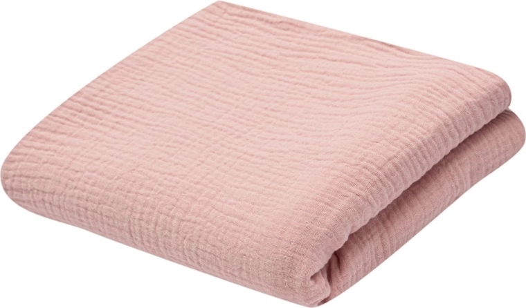 Musselin-babytæppe New Baby 70 × 100 cm rosa