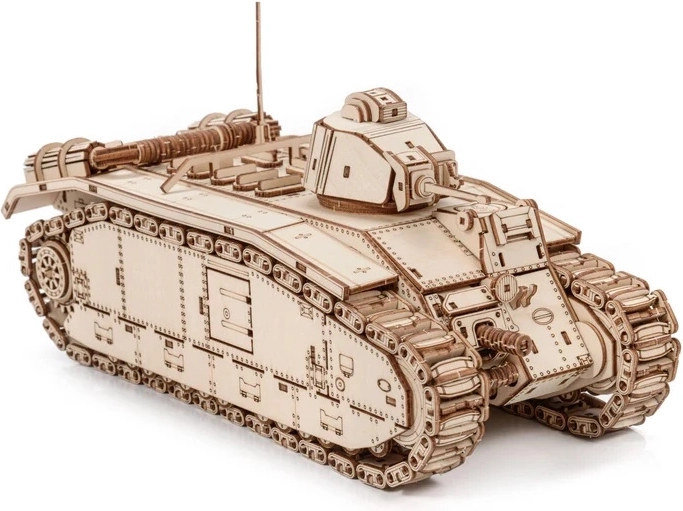 Detaljeret model af Char B1-kampvognen