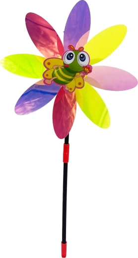 Vindmølle blomst med bi 48 cm
