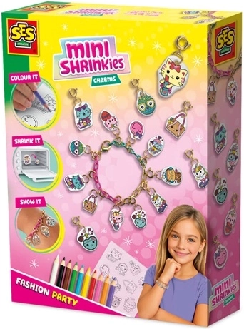 SES MiniShrinkies modefest – kreativt sæt til vedhæng og armbånd