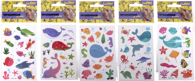 Tatoveringsstickers Havets Verden 17,5 × 8,5 cm