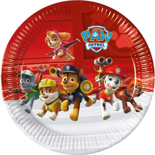 Papirtallerkener PAW PATROL 20 cm, 6 stk.