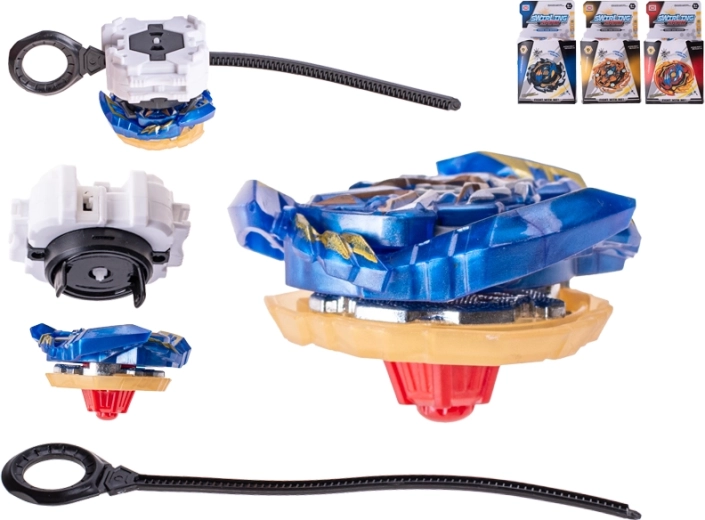 Spinner med affyrer 5,5 cm – hurtigt actionlegetøj i BEYBLADE-stil