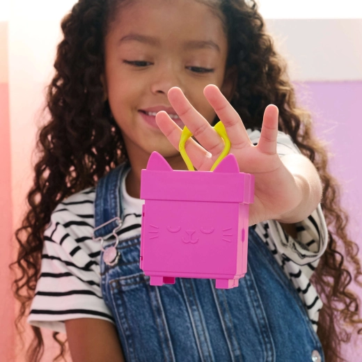 Bærbar minibox formet som en kat