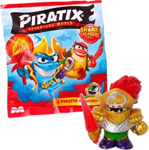 Piratix pose Shark Treasure serie 2 – overraskelse med figur og tilbehør