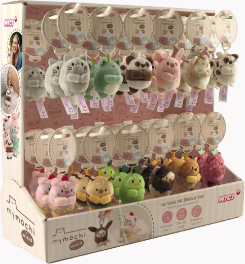 Nici MyMochi Minis Serie 2 – display med vedhæng 5 cm, 36 stk. assorted