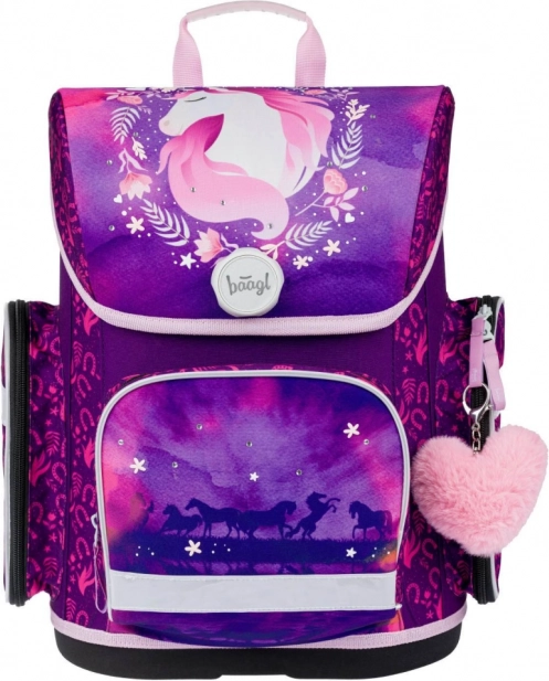 Skoleaktetaske Ergon Hest fra Baagl