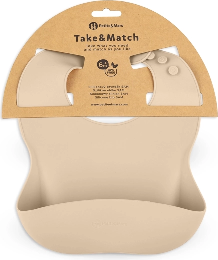 Petite&Mars silikonesmæk Take&Match desert sand