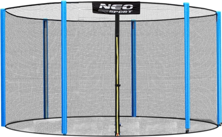 Neo-Sport udvendigt beskyttelsesnet til trampolin 244–252 cm (8 ft) til 6 stolper