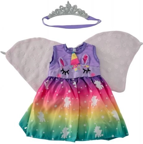 Dukketøj med enhjørning 40 - 43 cm