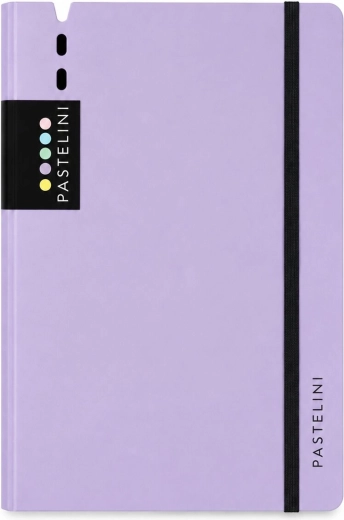 Pastelini karisblok A5 i foam-materiale, lilla