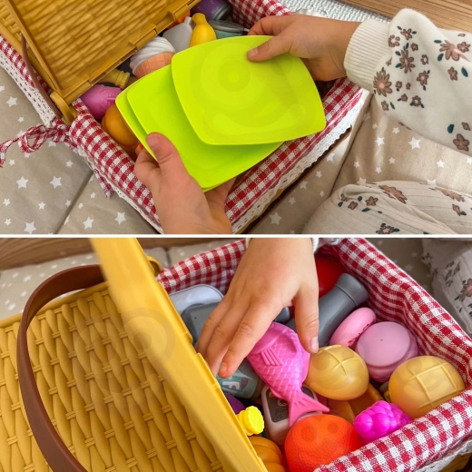 Leg med madlavning, butik og måltider
