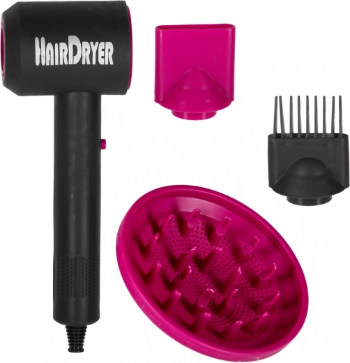 Hårtørrer med tre mundstykker og realistiske lyde