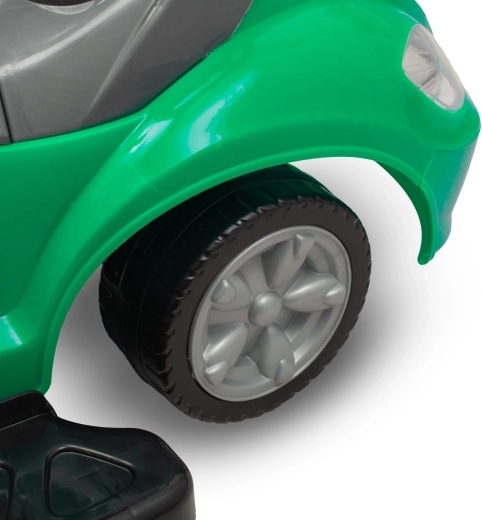 Aftagelige fodstøtter og stabile hjul