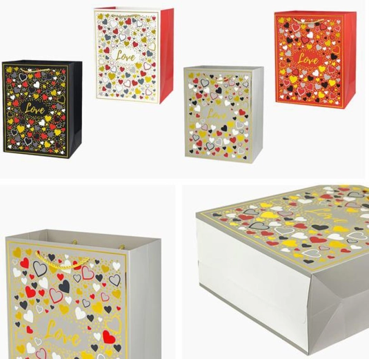Gavepose 40 × 30 × 12 cm – mix af motiver
