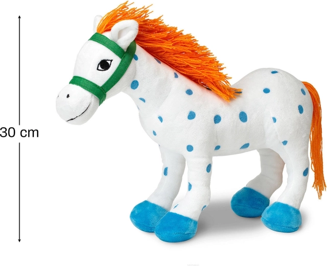 Pippi Langstrømpe plyslegetøjshest Alfonso 30 cm