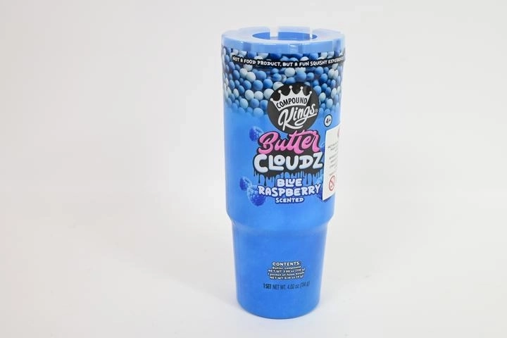 Wecool Butter Cloudz duftende modellervoks med skumkugler blå hindbær
