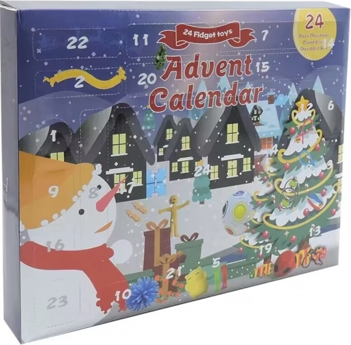 Adventskalender med sjove gummigadgets