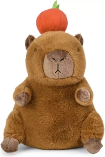 Plys-kapivar med æble 25 cm Daffi