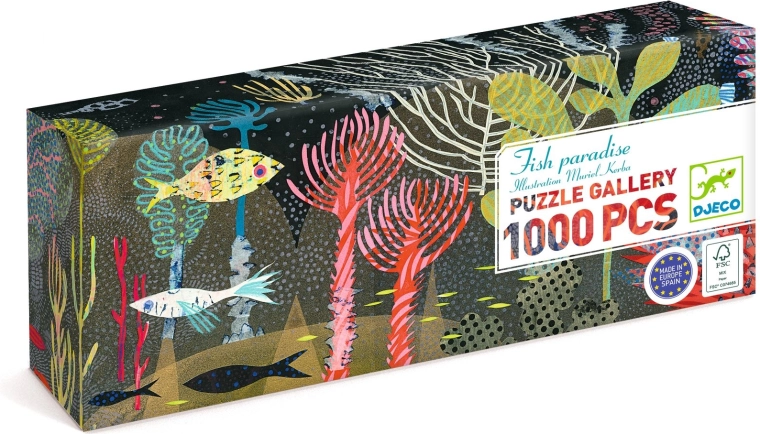 Djeco puslespil Fiskens paradis 1000 brikker