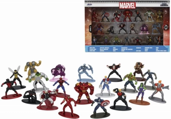 Marvel metal nanofigurer – samlersæt 20 stk., serie 6