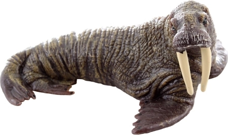Plastfigur af hvalros 10,5 cm