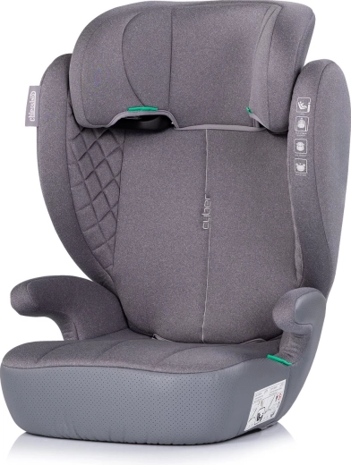 Chipolino autostol Cyber i-Size 100–150 cm platinum