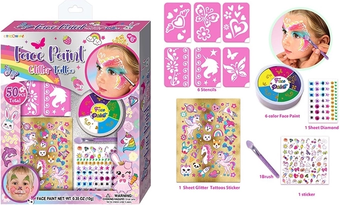 Sparkys ansigtsmalesæt