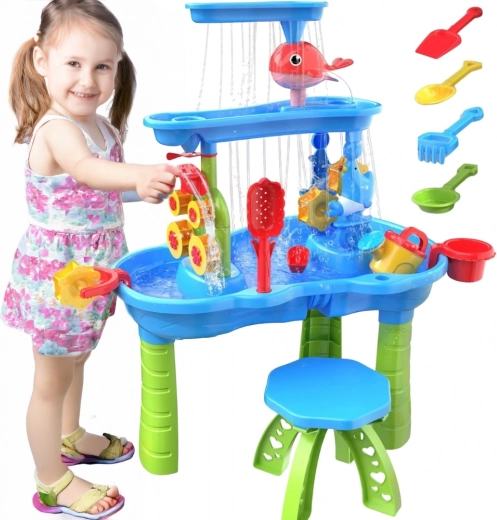 Woopie vand- og sandbord XL, 37 dele