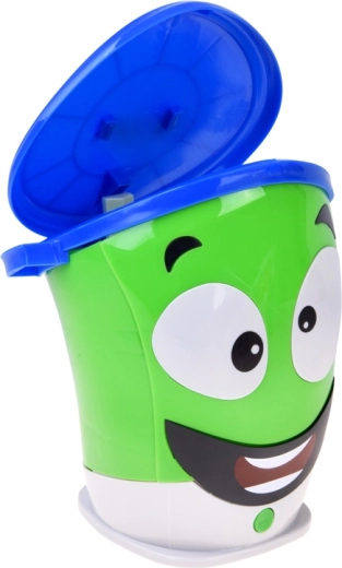 Sjovt design med åbent låg