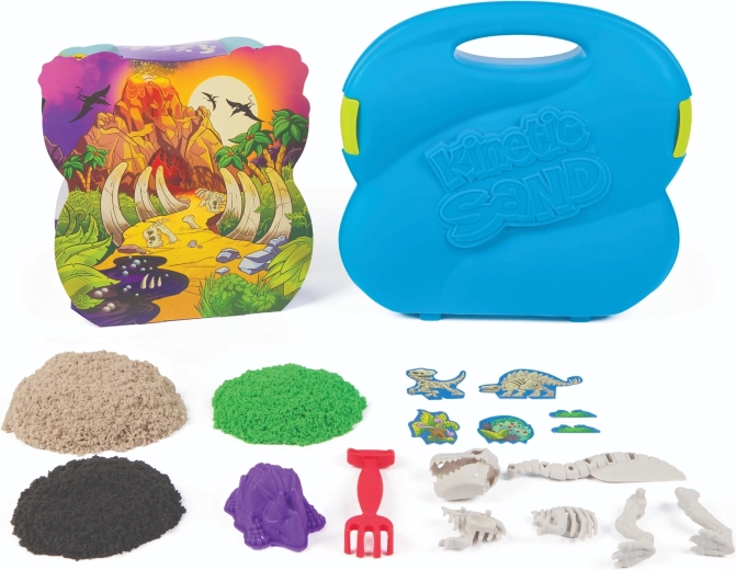 Tre farver kinetisk sand