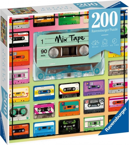 Ravensburger puslespil Kassette-design 200 brikker
