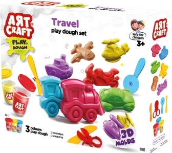Art Craft modellervoks-sæt med transportmidler 168 g