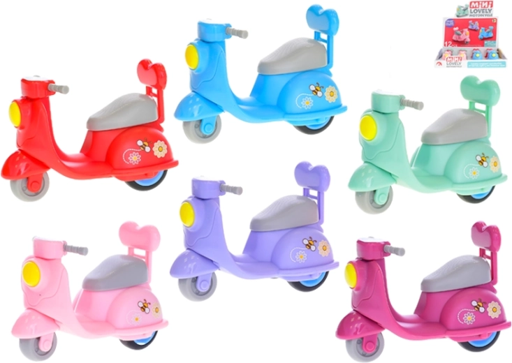 Legetøjsscooter med returtræk 8 cm