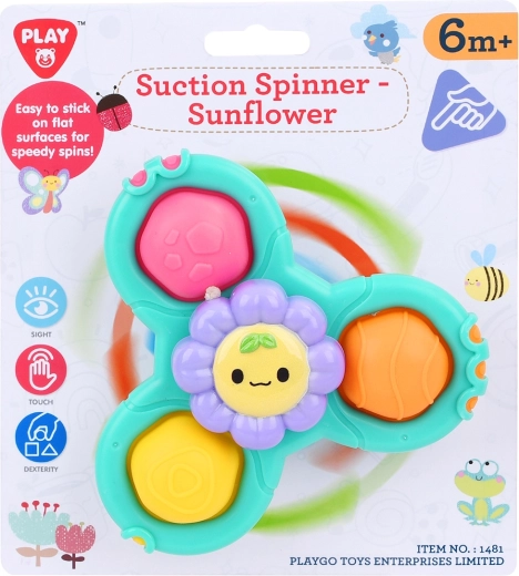 Playgo sugekop-spinner solsikke