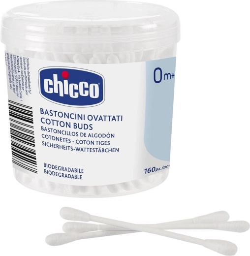 Chicco vatpinde af 100% bomuld 160 stk